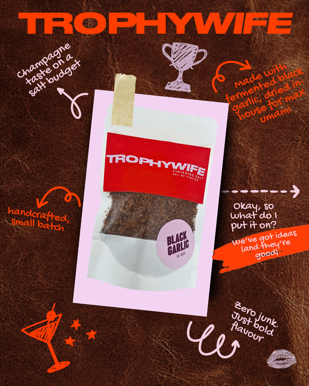 Black Garlic Finishing Salt